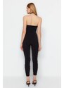 Trendyol Black Knitted Accessory Jumpsuit