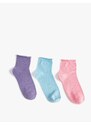 Koton 3-Piece Set of Socks, Multicolored