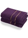 Aymando Home Ručník z egyptské bavlny Dubai Collection 600 gsm fialový