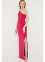 Šaty Lauren Ralph Lauren růžová barva, maxi