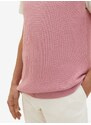 Růžová pánská svetrová vesta Tom Tailor - Pánské