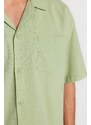 Trendyol Green Oversize Fit Summer Shirt