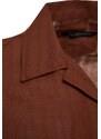 Trendyol Brown Regular Fit Linen Look Shirt