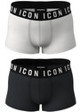 DSQUARED2 SPODNÍ PRÁDLO DSQUARED BI-PACK-ICON UND SHORT