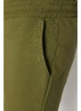 Trendyol Limited Edition Khaki Regular 100% Cotton Label Detail Textured Shorts & Bermuda