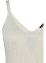 Trendyol Curve Gray Straps Thin Knitwear Glittery Blouse