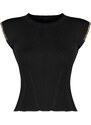 Trendyol Black Metal Chain Detailed Knitwear Knitted Blouse