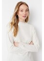 Trendyol Ecru Sleeves Pearl Detailed Knitwear Sweater