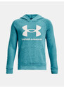 Under Armour Mikina UA RIVAL FLEECE HOODIE-BLU - Kluci