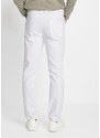bonprix Strečové džíny Classic Fit, Tapered Bílá