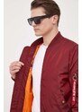 Bomber bunda Alpha Industries vínová barva, přechodná, 191103.184-Burgundy