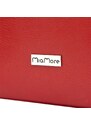 MiaMore Červená kožená crossbody kabelka (GK87)