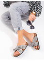 Women's Vinceza checkered slippers