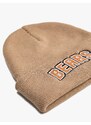 Koton Beanie Fold Detail with Embroidered Text.