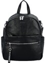 Dámský batoh kabelka černý - Silvia Rosa Perfekto černá