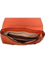 Turbo bags Trendový dámský koženkový batoh Nava, oranžový