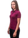 SENSOR MERINO ACTIVE POLO dámské triko kr.rukáv lilla