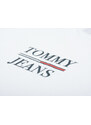 Tommy Hilfiger Bílé skinny tričko Tommy Jeans