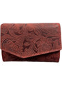 Roberto Dámská kožená peněženka s motivem červená 2819