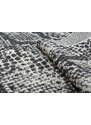 Dywany Łuszczów Kusový koberec Sion Sisal Snake`s skin 22162 ecru/black – na ven i na doma - 80x150 cm