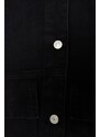 Trendyol černá kapsa Detailní oversized džínová bunda
