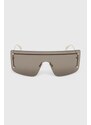 Sluneční brýle Alexander McQueen zlatá barva