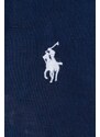 Plátěná košile Polo Ralph Lauren tmavomodrá barva, regular, s klasickým límcem