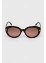 Sluneční brýle Tom Ford dámské, hnědá barva