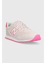 Dětské sneakers boty New Balance NBYC373 růžová barva