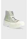 Kecky Converse Chuck Taylor All Star Lugged 2.0 HI dámské, zelená barva, A03809C, A03809C-GREEN