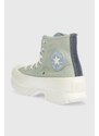 Kecky Converse Chuck Taylor All Star Lugged 2.0 HI dámské, zelená barva, A03809C, A03809C-GREEN