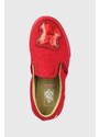 Dětské tenisky Vans Classic Slip-On HARIBO HARB GOLD červená barva