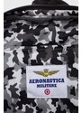 Batoh Aeronautica Militare pánský, šedá barva, velký, s aplikací