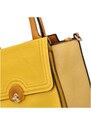 Dámská kabelka přes rameno žlutá - MARIA C Ekoteria žlutá
