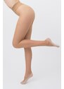 Giulia Matné tělové punčochy se zesíleným chodidlem Footies Style 20 DEN