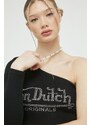 Tričko s dlouhým rukávem Von Dutch černá barva