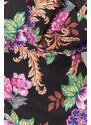 Trendyol Vícebarevné tkané květinové vzory Dlouhé večerní šaty