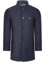 PLT8367 DEWBERRY MEN'S COAT-DARK FLAT ANTHRACITE