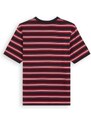 Levi's Černé pánské pruhované tričko Levi's Stay Loose Graphic PKT T Stri - Pánské