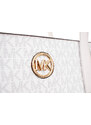 Michael Kors dámská kabelka CARMEN bílo krémová s monogramem