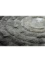 Dywany Łuszczów Kusový koberec Flim 008-B2 Circles grey - 80x150 cm