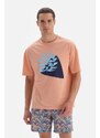 Tričko Dagi Salmon Crew Neck s potiskem