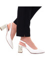 ETIMEĒ dámské elegantní sandály - bílé