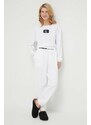 Bavlněné kalhoty Calvin Klein Underwear bílá barva