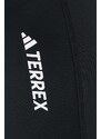 Sportovní legíny adidas TERREX Multi dámské, černá barva, hladké, HM4008