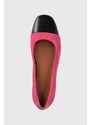 Semišové baleríny Vagabond Shoemakers Jolin růžová barva, 5508.642.93