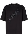 FENDI Diagonal Black tričko