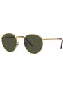 Sluneční brýle Ray-Ban NEW ROUND zlatá barva, 0RB3637