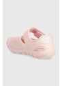 Dětské sandály New Balance NBYO208 růžová barva
