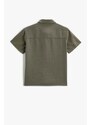 Koton Linen Blend Shirt Short Sleeve